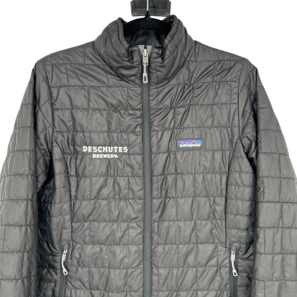Patagonia Womens Nano Puff Jacket Deschutes Brewery Black Size Medium - Picture 2 of 15